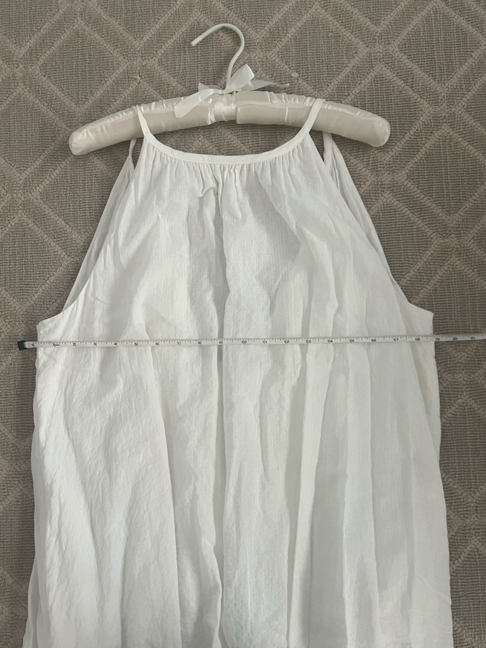 Jenni Kayne White Drift Maxi Dress Sz Large - Picture 10 of 14